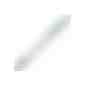 Weißer Kugelschreiber mit farbigen Applikationen (Art.-Nr. CA220180) - Kugelschreiber mit weißem Schaft, farbi...