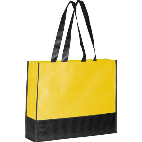 Faltbare Non Woven Einkaufstasche, 2 farbig (Art.-Nr. CA226710) - Faltbare Non Woven Einkaufstasche in...