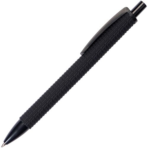 Kugelschreiber mit Autoreifenstruktur (Art.-Nr. CA243794) - Kugelschreiber mit blau schreibender...