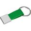 Schlüsselanhänger mit Kunstleder Bändchen (grün) (Art.-Nr. CA248207)