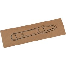Schlüsselanhänger mit Karabiner und Plättchen aus Metall (schwarz) (Art.-Nr. CA249027)