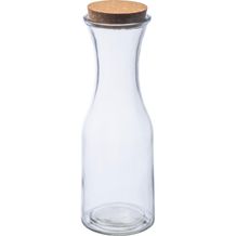 Glasflasche mit Korkdeckel (transparent) (Art.-Nr. CA249866)