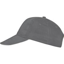 6 Panel Sandwich Baseball Cap (Grau) (Art.-Nr. CA260558)