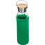 Glasflasche mit Neoprenüberzug, 600ml (grün) (Art.-Nr. CA263761)