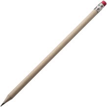 Bleistift mit Radiergummi (Braun) (Art.-Nr. CA272455)