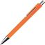 Kugelschreiber mit silbernen Applikationen (orange) (Art.-Nr. CA281447)