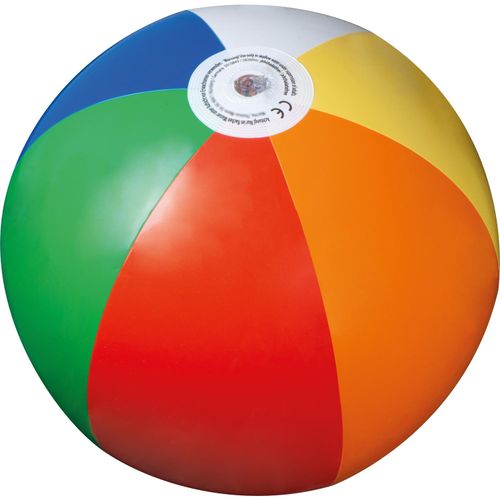 Strandball in multicolor (Art.-Nr. CA285719) - Der Klassiker in farbenfrohen Design...