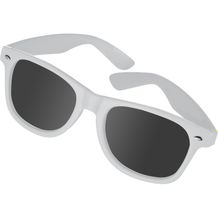 Sonnenbrille aus Kunststoff im Nerdlook, UV 400 Schutz (Weiss) (Art.-Nr. CA291582)