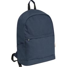 Rucksack aus recycelter Baumwolle (dunkelblau) (Art.-Nr. CA292063)