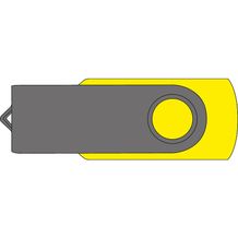USB-Stick Twister 8GB (gelb) (Art.-Nr. CA295079)