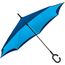 Umklappbarer Regenschirm aus 190T Pongee mit Griff zum Einhängen am Handgelenk (hellblau) (Art.-Nr. CA307210)