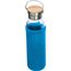 Glasflasche mit Neoprenüberzug, 600ml (hellblau) (Art.-Nr. CA319458)