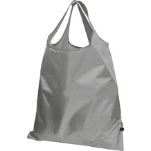 Faltbare Einkaufstasche aus Polyester (Grau) (Art.-Nr. CA339337)