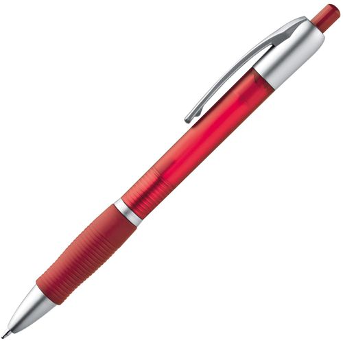 Kugelschreiber aus Kunststoff (Art.-Nr. CA344703) - Druckkugelschreiber mit blau schreibende...