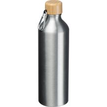 Trinkflasche aus recyceltem Aluminium (Grau) (Art.-Nr. CA354120)