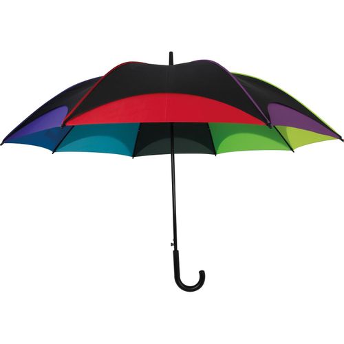 Automatik Regenschirm in Regenbogefarben (Art.-Nr. CA355934) - XXL Automatik Regenschirm in Regenbogenf...