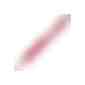 Gummierter Kugelschreiber (Art.-Nr. CA370109) - Gummierter Kugelschreiber mit roségoldf...