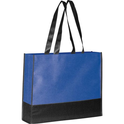 Faltbare Non Woven Einkaufstasche, 2 farbig (Art.-Nr. CA372250) - Faltbare Non Woven Einkaufstasche in...