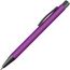 Matter Kugelschreiber mit Metallclip (Violett) (Art.-Nr. CA384295)
