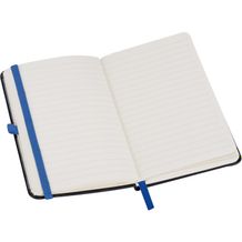 A6 Notizbuch mit Kunstledereinband (blau) (Art.-Nr. CA385991)