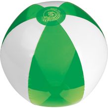 Strandball bicolour farbig/transparent (grün) (Art.-Nr. CA387562)