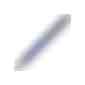 Matter Kugelschreiber mit Metallclip (Art.-Nr. CA391600) - Druckkugelschreiber mit blau schreibende...