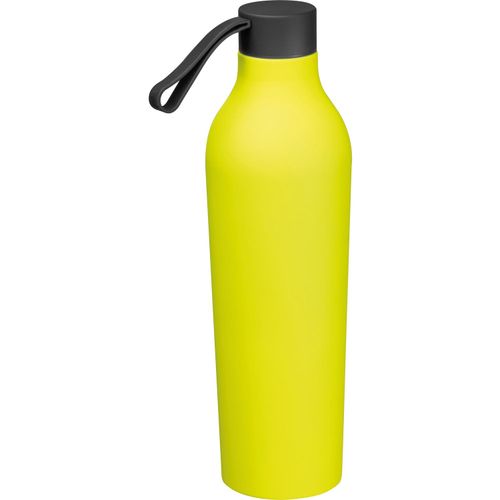 Gummierte Trinkflasche, 750ml (Art.-Nr. CA391696) - Große Trinkflasche mit gummierter Auße...