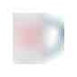Glastasse mit farbigem Henkel, 250ml (Art.-Nr. CA406904) - Tasse aus Glas mit einem farblich...