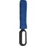 Taschenschirm aus Pongee mit Karabinergriff (blau) (Art.-Nr. CA407901)