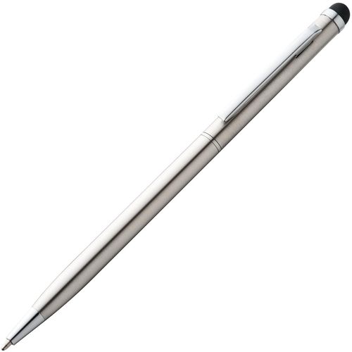 Kugelschreiber aus Edelstahl mit Touchfunktion (Art.-Nr. CA412070) - Drehkugelschreiber aus hochwertigem...
