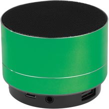 Bluetooth Lautsprecher aus Aluminium (grün) (Art.-Nr. CA422835)
