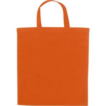 Baumwolltasche mit kurzen Henkeln (orange) (Art.-Nr. CA437418)