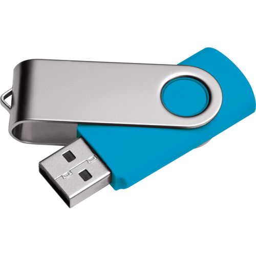 USB Stick Twister 16GB (Art.-Nr. CA438515) - USB Stick Twister 2.0 mit Aluminiumclip...