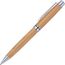 Kugelschreiber aus Holz mit Applikationen aus Metall (beige) (Art.-Nr. CA452683)