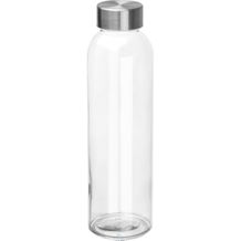 Trinkflasche aus Glas, 500ml (transparent) (Art.-Nr. CA456726)