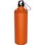 Trinkflasche aus Metall mit Karabinerhaken, 800ml (orange) (Art.-Nr. CA461851)