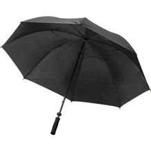 Großer Regenschirm aus Polyester (Schwarz) (Art.-Nr. CA462431)