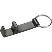 Schlüsselanhänger mit Flaschenöffner (Schwarz) (Art.-Nr. CA476994)