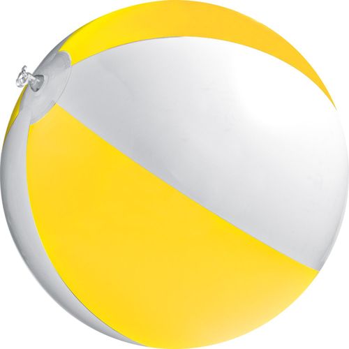 Strandball aus PVC mit einer Segmentlänge von 40 cm (Art.-Nr. CA480093) - Bicolor Strandball aus PVC mit einer...