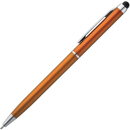 Kugelschreiber mit Touchfunktion (Art.-Nr. CA489584) - Drehkugelschreiber in eleganter schlanke...