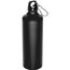 Trinkflasche aus Metall mit Karabinerhaken, 800ml (Schwarz) (Art.-Nr. CA499122)