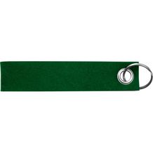 Schlüsselanhänger aus RPET Filz (dunkelgrün) (Art.-Nr. CA501668)