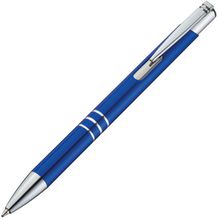 Schreibset mit Kugelschreiber und Druckbleistift aus Metall (blau) (Art.-Nr. CA503396)