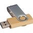 USB Stick Twist mit Holzkörper mittel 8GB (Braun) (Art.-Nr. CA506891)