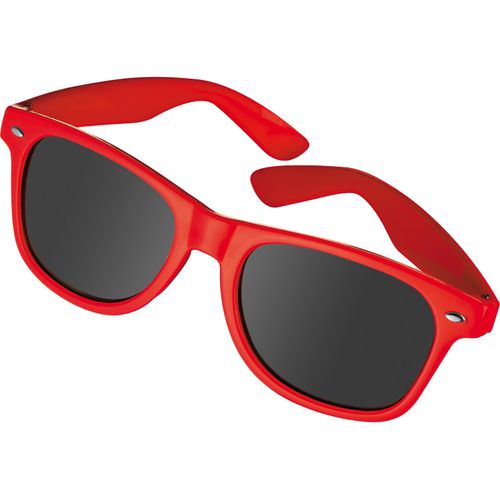 Sonnenbrille aus Kunststoff im Nerdlook, UV 400 Schutz (Art.-Nr. CA535639) - Sonnenbrille im Nerdlook, hochwertiger...