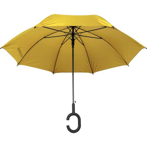 Regenschirm Hände frei (Art.-Nr. CA540766) - Regenschirm aus Pongee mit Griff, der...