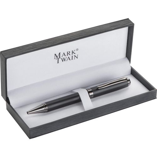 Mark Twain Kugelschreiber aus Metall (Art.-Nr. CA544259) - Mark Twain Kugelschreiber aus Metall...