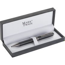 Mark Twain Kugelschreiber aus Metall (Schwarz) (Art.-Nr. CA544259)