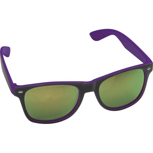 Sonnenbrille aus Kunststoff mit verspiegelten Gläsern, UV 400 Schutz (Art.-Nr. CA549761) - Stylische Sonnenbrille aus Kunststoff,...
