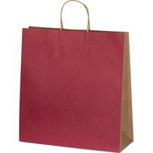 Recycelte Papiertasche groß (Burgund) (Art.-Nr. CA549852)